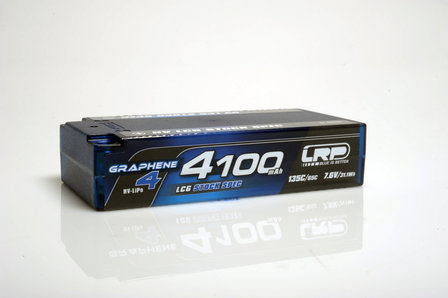LRP HV LCG Stock Spec Shorty GRAPHENE-4 4100mAh Hardcase Akku - 7.6V LiPo - 135C/65C - 431275