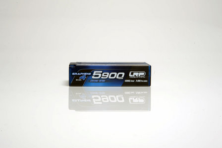 LRP HV Stock Spec Shorty GRAPHENE-4 5900mAh Hardcase Akku - 7.6V LiPo - 135C/65C - 431285