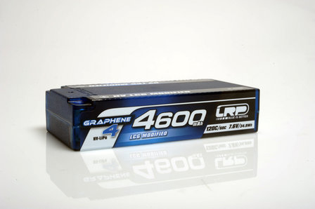 LRP HV LCG Modified Shorty GRAPHENE-4 4600mAh Hardcase Akku - 7.6V LiPo - 120C/60C - 431286