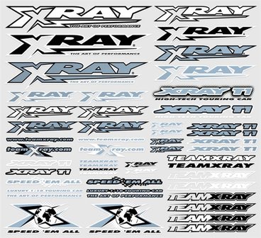 Xray Sticker For Body Metalic Silver, X397312