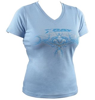 Xray Team Lady T-Shirt Light Blue (M), X395031M