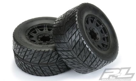 Proline Street Fighter Hp 3.8&quot; Belted Tires Mtd Raid Wheels - 10167-10