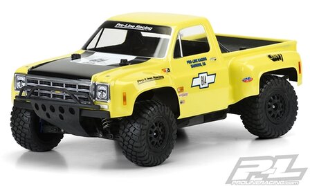 1978 Chevy C-10 Race Truck Clear Body for SC