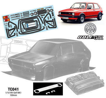 TC041 1/10 VW Golf MK1, 190mm