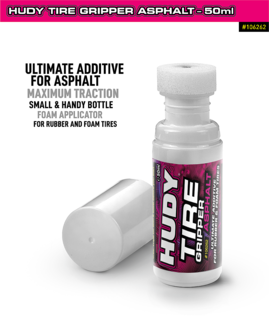 HUDY TIRE ADDITIVE - TIRE GRIPPER ASPHALT - 50ML