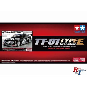 TAMIYA 58701 1:10 RC Opel Calibra V6 Cliff (TT-01E)