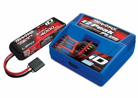 Traxxas 3S set (1X 2849X 11.1V LiPo &amp; 1X 2970G ID charger