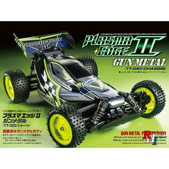 TAMIYA 47446 1:10 RC Plasma Edge II GunMetal TT-02B