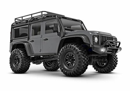 Traxxas Trx-4m 1/18 Scale And Trail Crawler Land Rover 4wd Electric Truck With Tq Silver - 97054-1SLVR