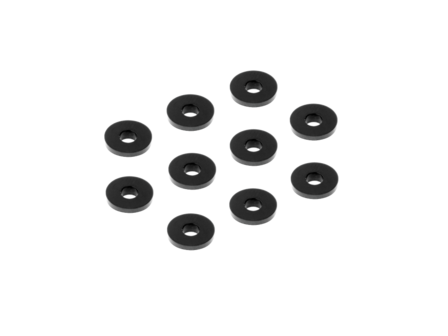 Xray Alu Shim 3x9x1.0mm - Black (10) - 303118-K