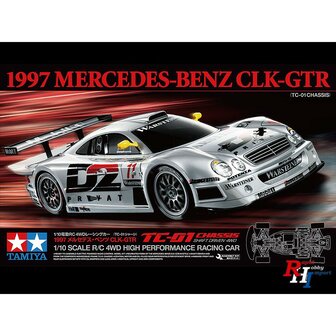 TAMIYA MB CLK-GT-R 1997 TC-01 58731 met certificaat voor de Tamiya Cup NL