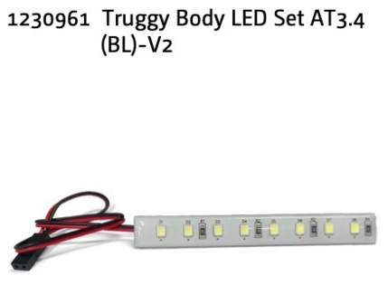 Truggy Body LED Set AT3.4(BL)-V2 Item no.:  1230961