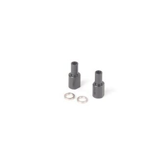 SCHUMACHER Alloy Steering Pivots/Spacers - Mi7-9,Neon (pr)