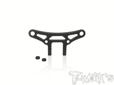 T-Work`s Xray X42025 Graphite Upper Holder for Bumper