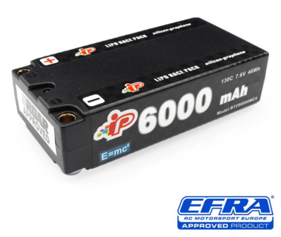 Intellect MC4 6000mAh 130C 7.6V High Power Graphene Shorty Pack LiHV