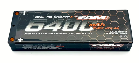 Team EAM - Multi Layer Graph-X 6400mAh 150C - 7,4V - 252g, - 19,5mm - 2S ULCG LiPo