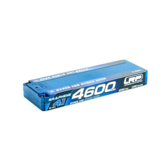 LRP Hv Hyper Lcg Stock Spec Graphene-4.1 4600mah Hardcase Battery - 7.6v Lipo - 135c/65c - 432283