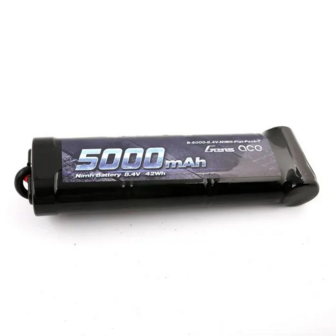Gens Ace 5000mah 8.4v 7-cell Nimh Flat Battery Pack With T Plug - 5000-8.4V-NIMH-Flat-Pack-TRX