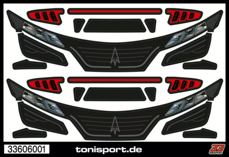 33Graphix Inside Headlight / Grill Sticker Avalon Vortex