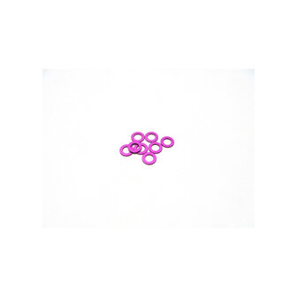Hiro Seiko 3mm Alloy Spacer Set (0.5mm) [Purple]