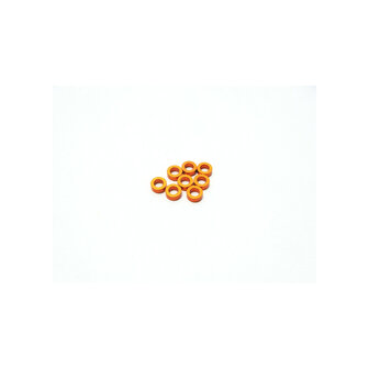 Hiro Seiko 3mm Alloy Spacer Set (1.5mm) [Orange]