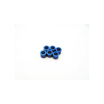 Hiro Seiko 3mm Alloy Spacer Set (3.0mm) [Y-Blue]