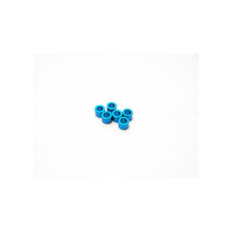 Hiro Seiko 3mm Alloy Spacer Set (4.0mm) [T-Blue]