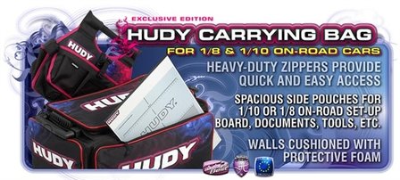 HUDY 1/10 &amp; 1/8 Carrying Bag + Tool Bag - Exclusive Edition - 199120