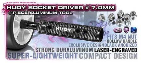 HUDY Limited Edition - Alu 1-Piece Socket Driver 7.0 mm - 170007