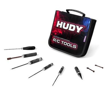 HUDY Set Of Tools + Carrying Bag - For Electric Touring Cars - 190001