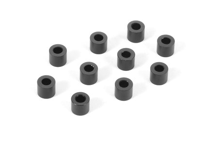 XRAY ALU SHIM 3x6x5.0MM - BLACK (10 - 303126-K