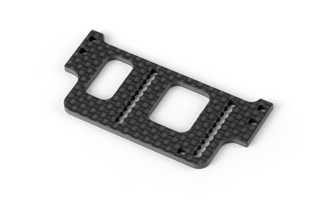 XRAY X1&#039;19 GRAPHITE REAR WING MOUNT 2.5MM - 373036