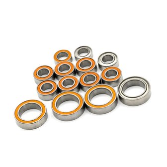 MonacoRC Ball Bearings orange kit for T4&#039;19 (14pcs) - MC-B001