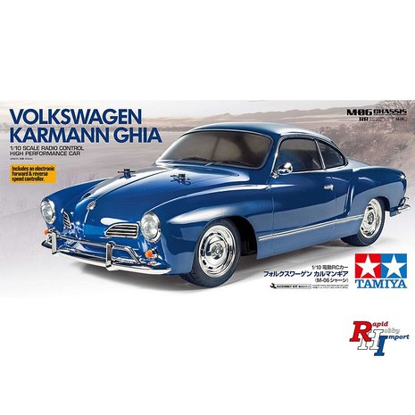 TAMIYA 1/10 RC VW Karmann Ghia M-06L Chassis - 58677