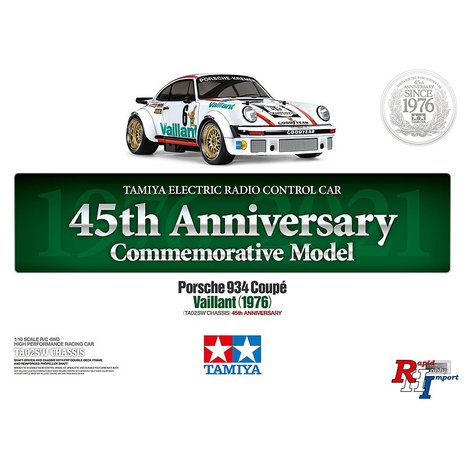 47477 1:10 TA02SW Porsche Turbo RSR wit 45th anniversary edition