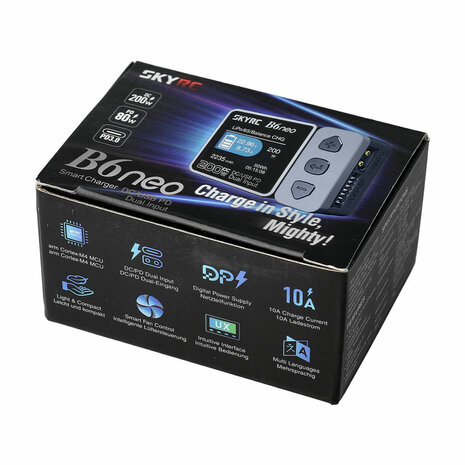 SkyRC B6neo Smart Charger grijs LiPo 1-6s 10A 200W