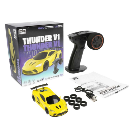 Modster Mini Racer Thunder V1 1/40 scale RTR Yellow