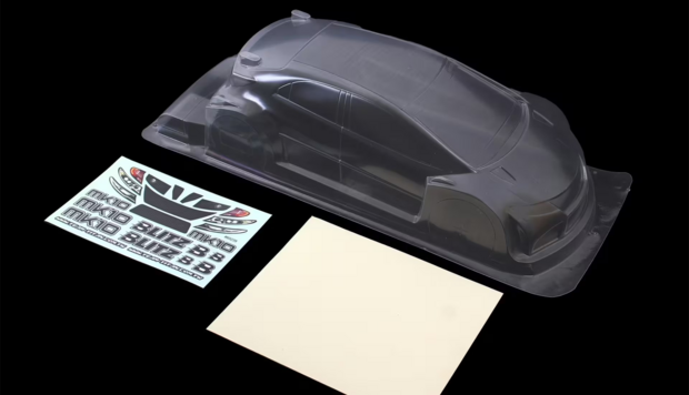 Team Titan BLITZ MK10 FWD 190mm (0.5 mm) Hatchback Clear Body Lightweight