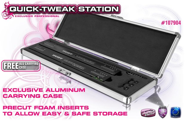 Hudy Quick-Tweak Station + Alu Carry Case - 107904