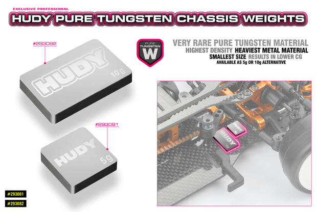 HUDY PURE TUNGSTEN WEIGHT 5g - 293081