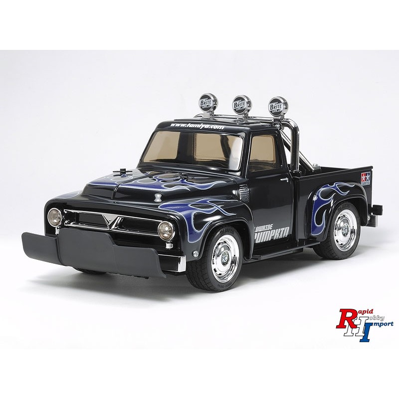 デパート 送料無料 TAMIYA 57879 1/10 RC XB Lowride Pumkin M-06 Incl. Zender ヴァイスシュヴァルツ