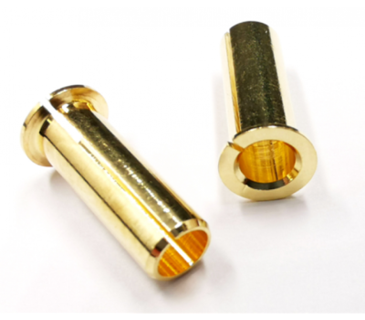 PERFTEC Adapter Bullet 4.0-5.0 Gold-Plated (2) - TPa45-02