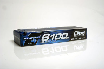 LRP HV LCG Stock Spec GRAPHENE-4 6100mAh Hardcase Akku - 7.6V LiPo - 135C/65C - 431281