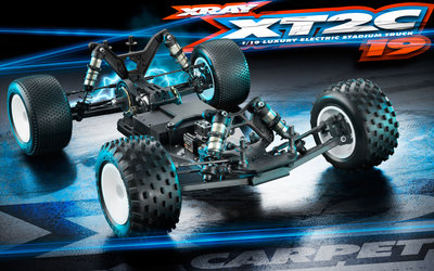XRAY XT2C 2019 - 2WD 1/10 ELECTRIC STADIUM TRUCK - CARPET EDITION - 320202