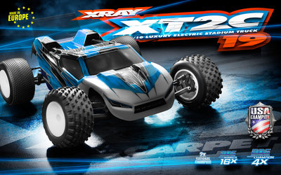 XRAY XT2C 2019 - 2WD 1/10 ELECTRIC STADIUM TRUCK - CARPET EDITION - 320202