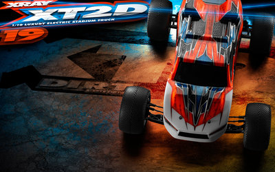 XRAY XT2D 2019 - 2WD 1/10 ELECTRIC STADIUM TRUCK - DIRT EDITION - 320203