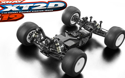XRAY XT2D 2019 - 2WD 1/10 ELECTRIC STADIUM TRUCK - DIRT EDITION - 320203