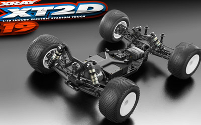 XRAY XT2D 2019 - 2WD 1/10 ELECTRIC STADIUM TRUCK - DIRT EDITION - 320203