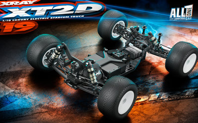 XRAY XT2D 2019 - 2WD 1/10 ELECTRIC STADIUM TRUCK - DIRT EDITION - 320203
