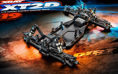 XRAY XT2D 2019 - 2WD 1/10 ELECTRIC STADIUM TRUCK - DIRT EDITION - 320203